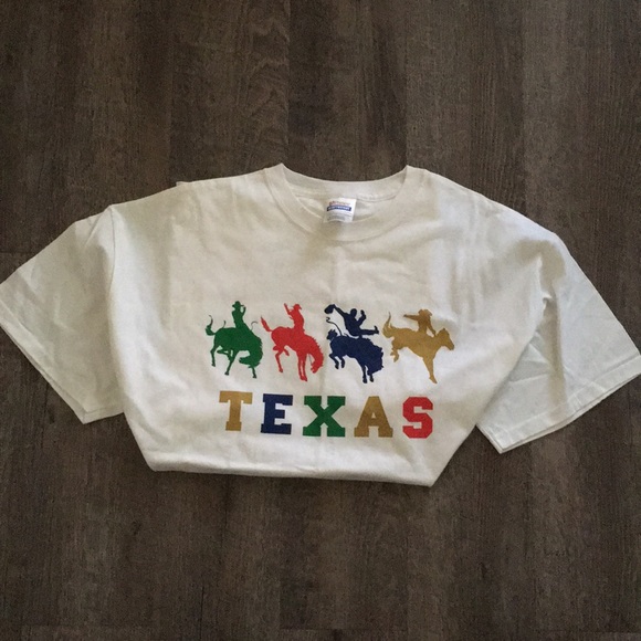 Brand New Multicolor Texas Bucking Bronco Cowboy Shirt XL - Picture 1 of 4